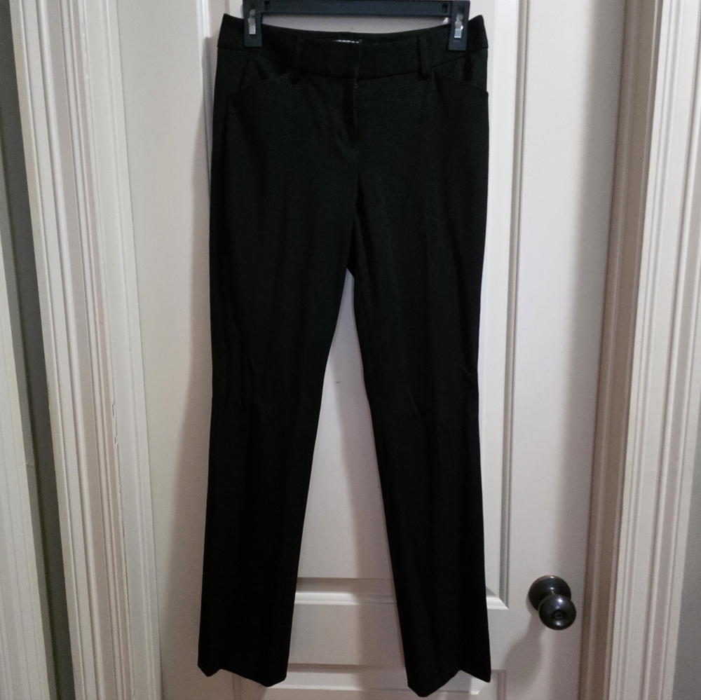 Express - Editor Pants, Women's Size 00-short, Black